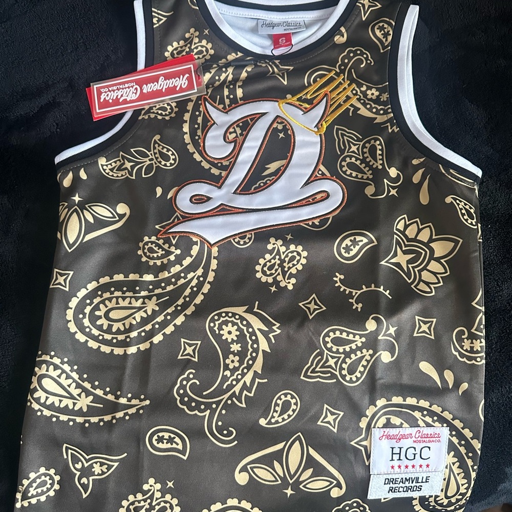 Kids Jersey - Brown and Gold